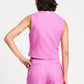 POM Amsterdam Gilets GILET - Rose Doux Striped