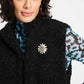 POM Amsterdam Gilets GILET - Teddy Love Black