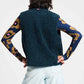 POM Amsterdam Gilets GILET - Teddy Love Navy
