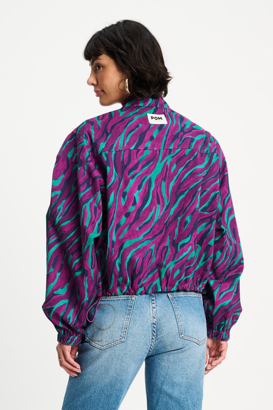 POM Amsterdam Jackets JACKET - Animal Purple