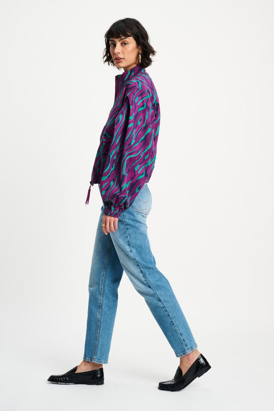 POM Amsterdam Jackets JACKET - Animal Purple