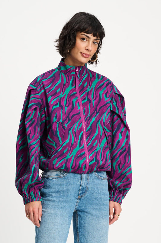 POM Amsterdam Jackets JACKET - Animal Purple