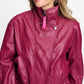 POM Amsterdam Jackets JACKET - Jenna Burgundy Red