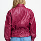 POM Amsterdam Jackets JACKET - Jenna Burgundy Red