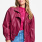 POM Amsterdam Jackets JACKET - Jenna Burgundy Red