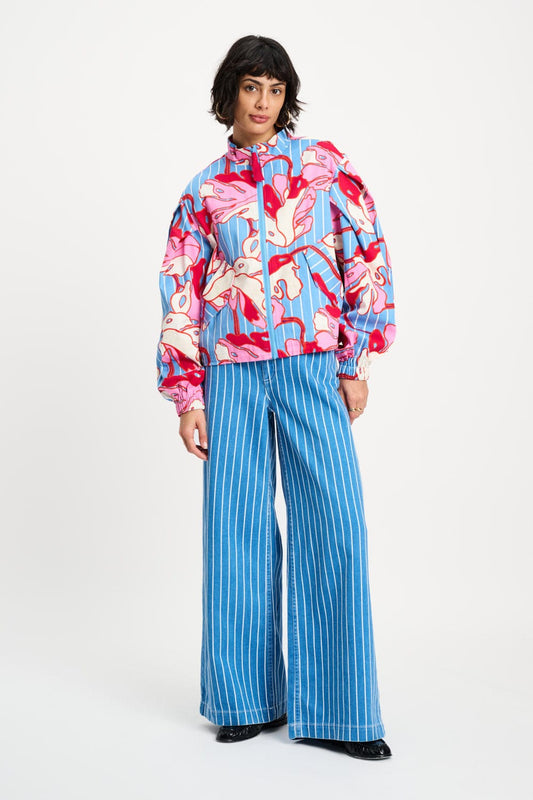 POM Amsterdam Jackets JACKET - Urban Flora Stripe