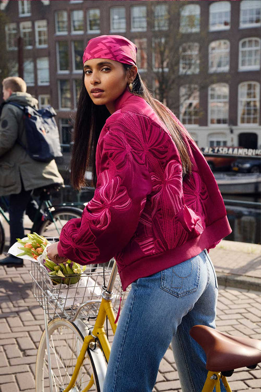 POM Amsterdam Jackets JAS - Ashley Embroidery Bows