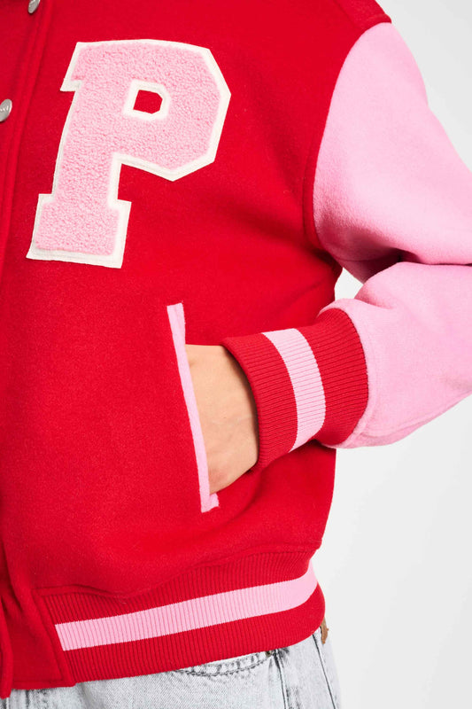 POM Amsterdam Jackets JAS - Baseball Chili Red