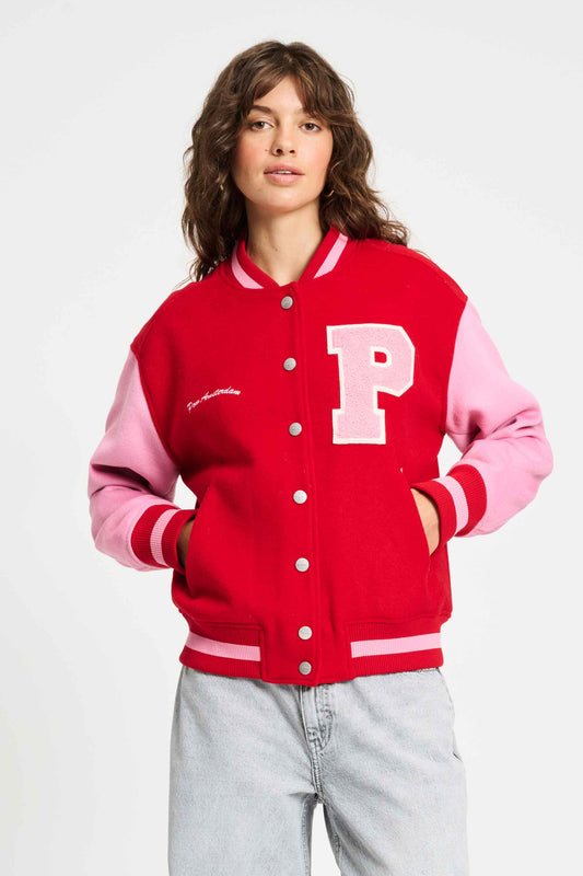 POM Amsterdam Jackets JAS - Baseball Chili Red
