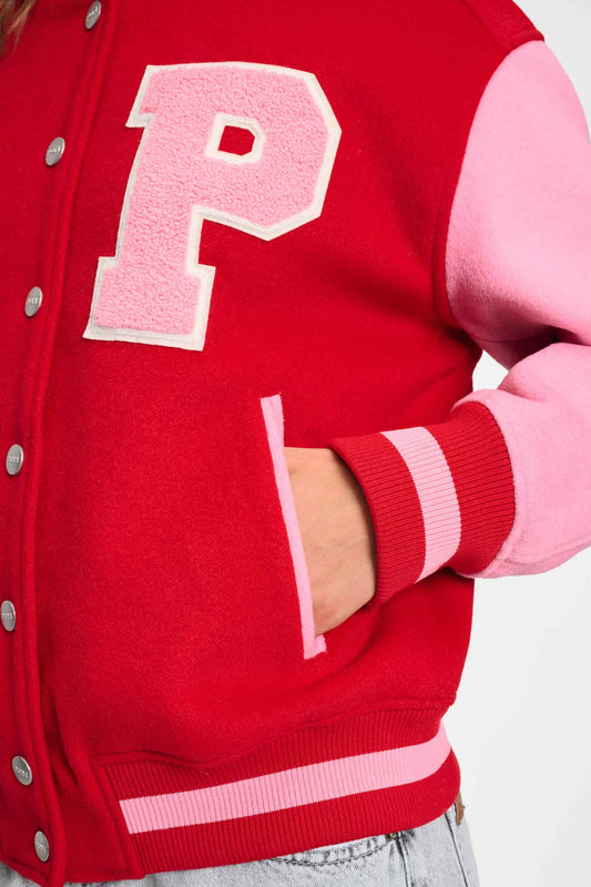 POM Amsterdam Jackets JAS - Baseball Chili Red