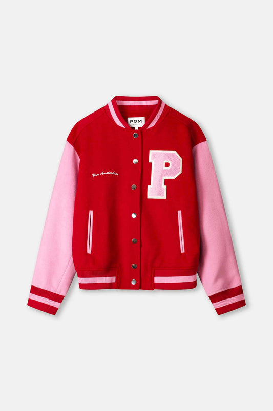 POM Amsterdam Jackets JAS - Baseball Chili Red