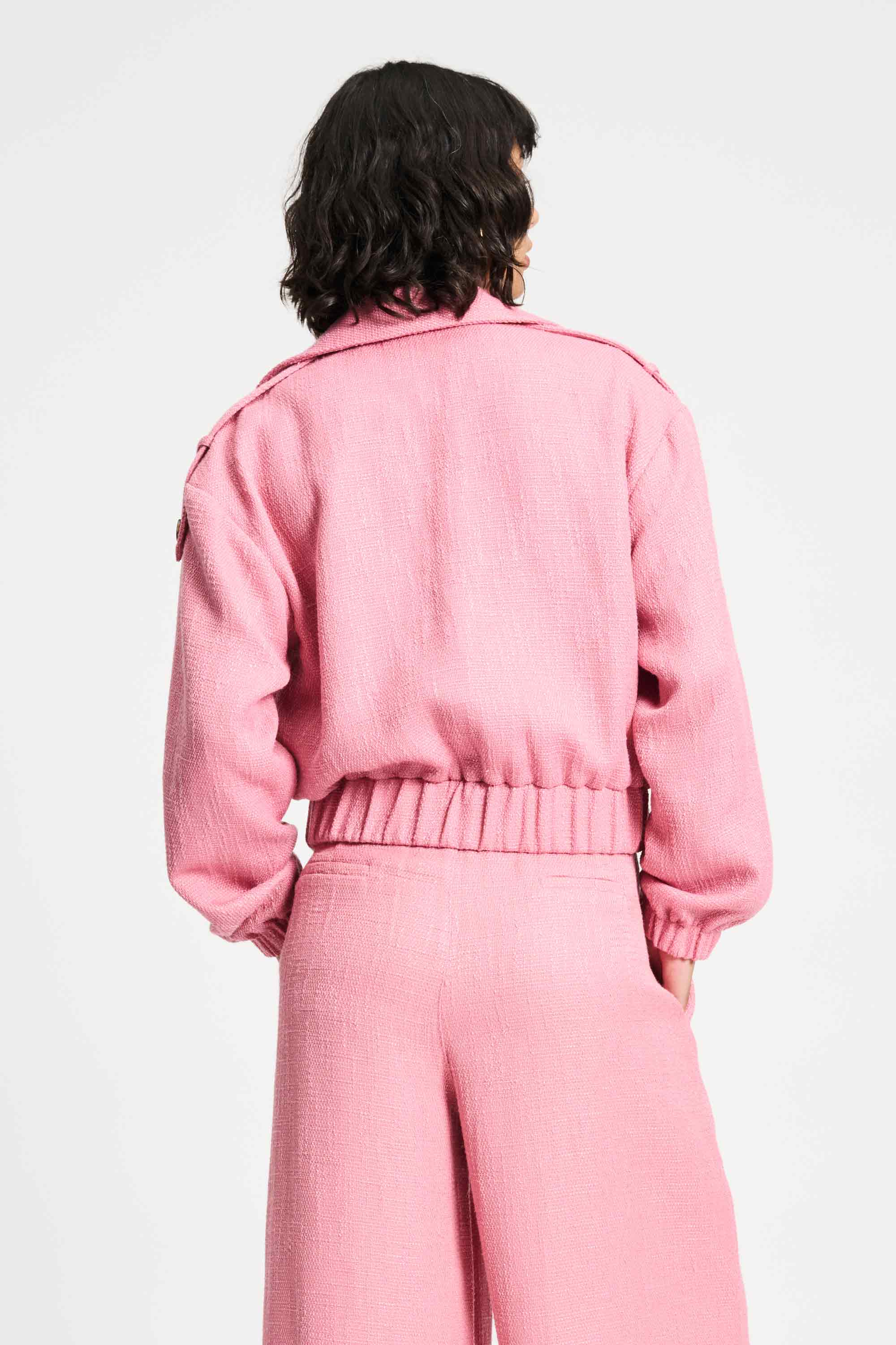 POM Amsterdam Jackets JAS - Bouclé Sweet Pink