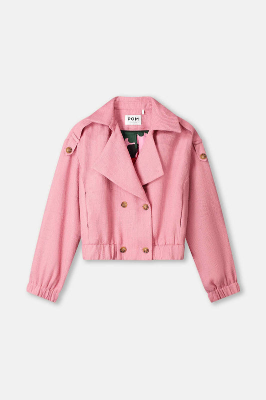 POM Amsterdam Jackets JAS - Bouclé Sweet Pink