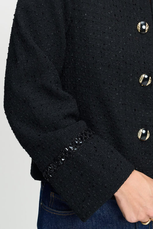 POM Amsterdam Jackets JAS - Donna Tweed Black