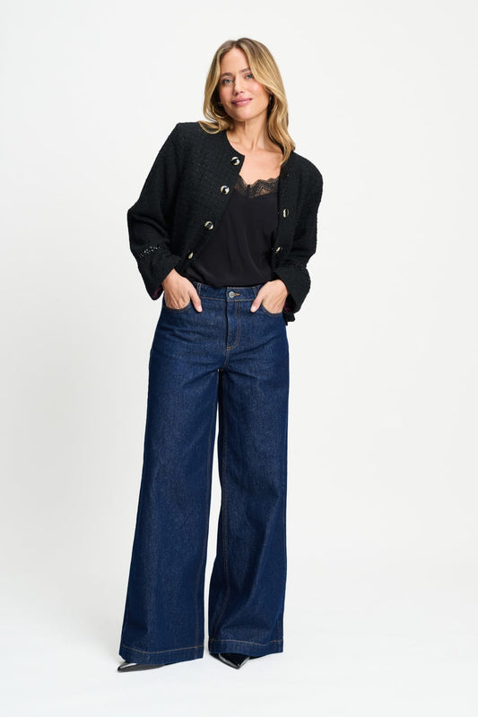 POM Amsterdam Jackets JAS - Donna Tweed Black