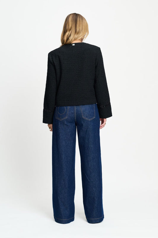POM Amsterdam Jackets JAS - Donna Tweed Black
