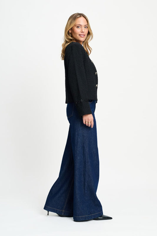 POM Amsterdam Jackets JAS - Donna Tweed Black