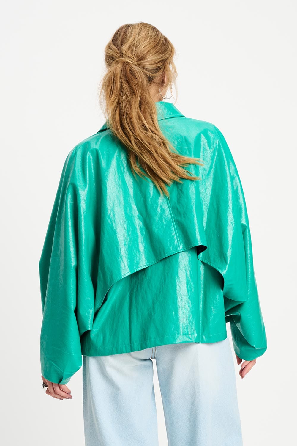 POM Amsterdam Jackets JAS - Faux Leather Wander Green