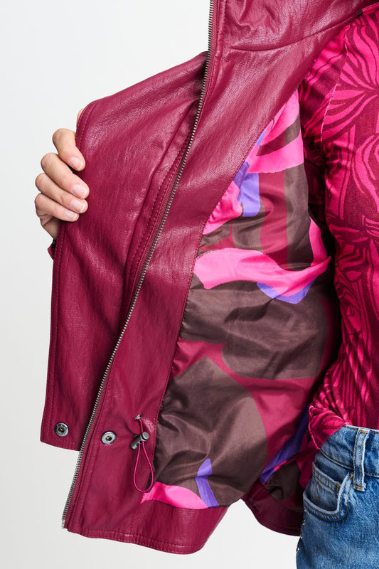 POM Amsterdam Jackets JAS - Jenna Burgundy Red