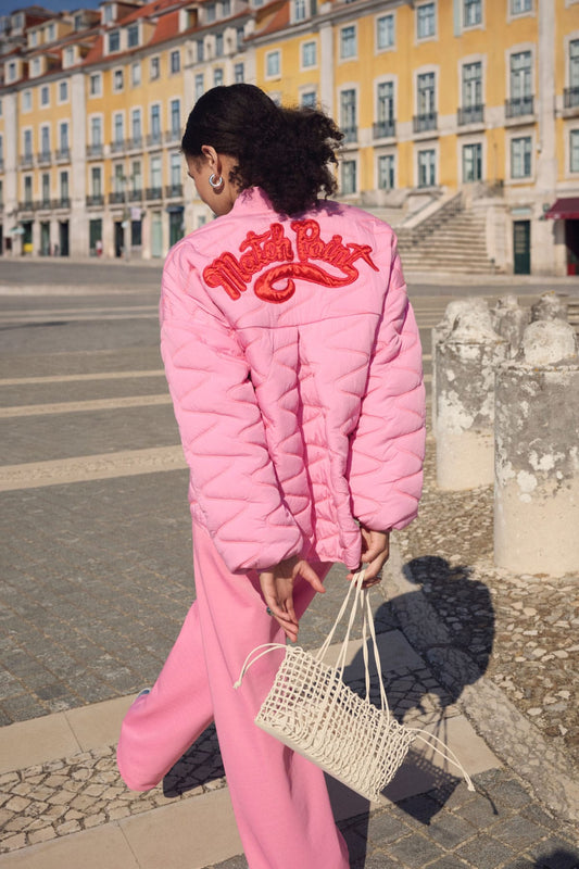 POM Amsterdam Jackets JAS - Quilted Cheering Pink