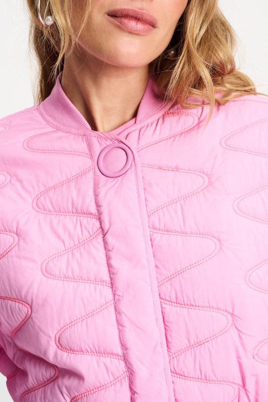 POM Amsterdam Jackets JAS - Quilted Cheering Pink