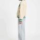 POM Amsterdam Jackets JAS - Teddy Baseball Ecru