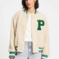 POM Amsterdam Jackets JAS - Teddy Baseball Ecru