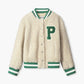 POM Amsterdam Jackets JAS - Teddy Baseball Ecru