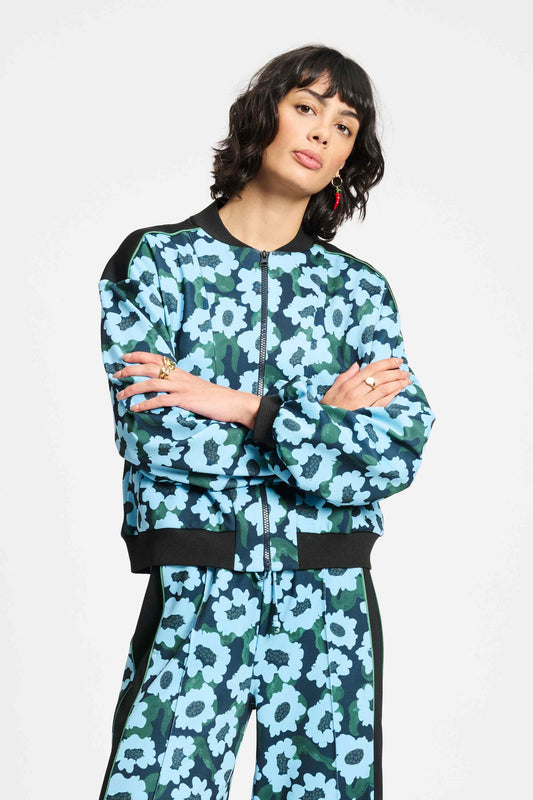 POM Amsterdam Jackets JAS - Wild Flowers Blue