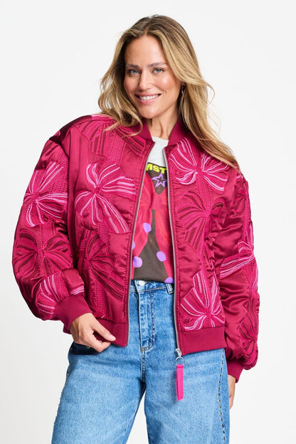 POM Amsterdam Jackets Red / 34 JAS - Ashley Embroidery Bows