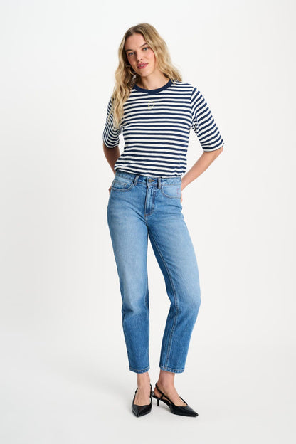 POM Amsterdam Jeans Blue / 34 JEANS - Tapered Mid Blue