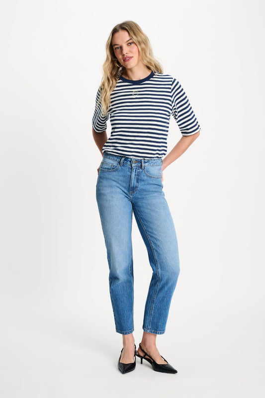 POM Amsterdam Jeans Blue / 34 JEANS - Tapered Mid Blue