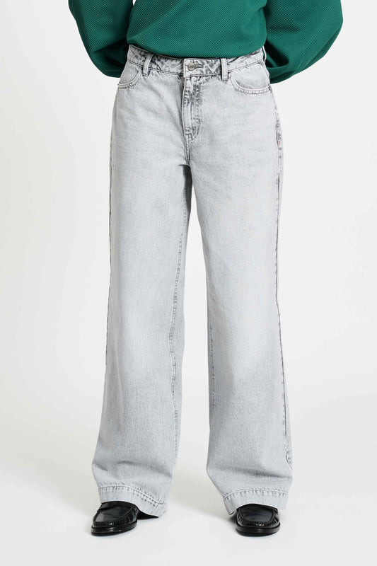 POM Amsterdam Jeans JEANS - Baggy Wide Leg Grey