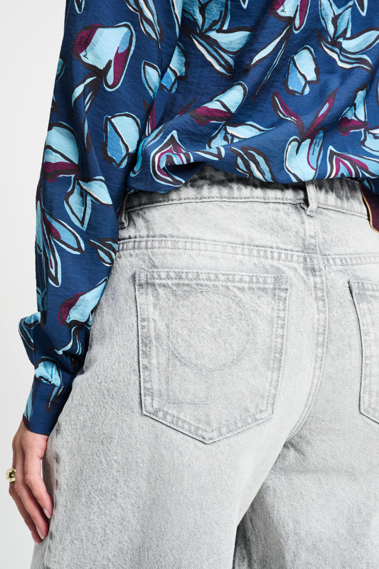 POM Amsterdam Jeans JEANS - Baggy Wide Leg Grey