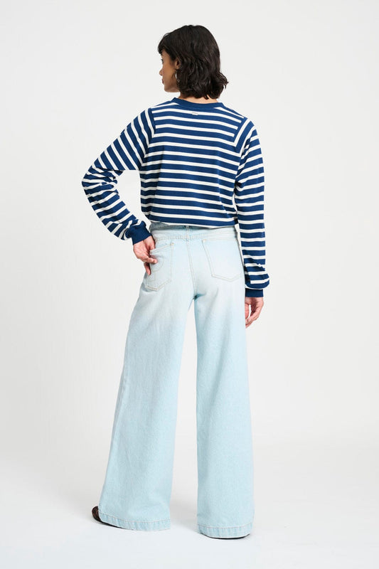 POM Amsterdam Jeans JEANS - Baggy Wideleg Light Blue