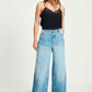 POM Amsterdam Jeans JEANS - Baggy Wideleg Mid Blue