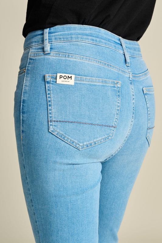 POM Amsterdam Jeans JEANS - Esmee Flare Light Blue