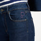 POM Amsterdam Jeans JEANS - Flare Dark Blue