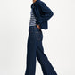 POM Amsterdam Jeans JEANS - Flare Dark Blue