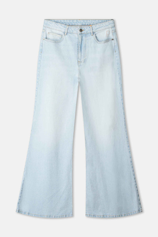 POM Amsterdam Jeans JEANS - Flare Light Blue