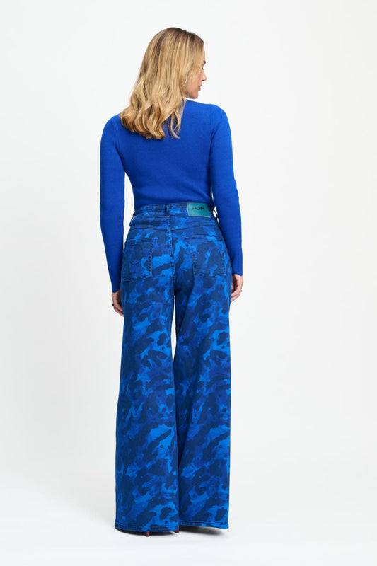 POM Amsterdam Jeans JEANS - Jodi Animal Eternal Blue