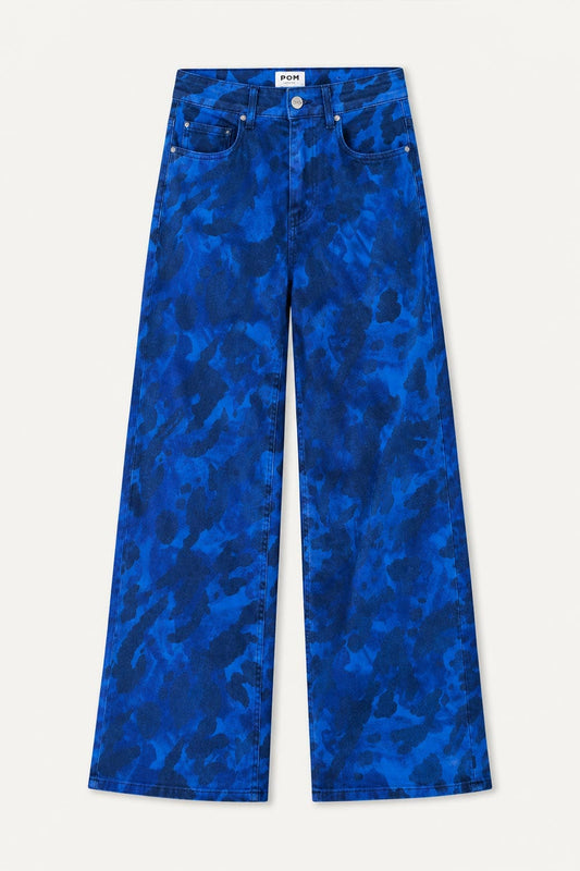 POM Amsterdam Jeans JEANS - Jodi Animal Eternal Blue