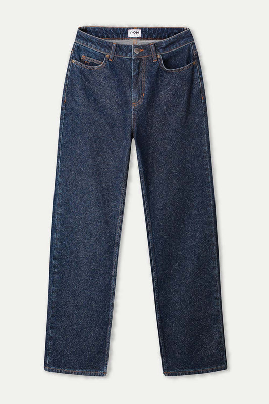 POM Amsterdam Jeans JEANS - Julia Shimmer Dark Blue