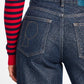 POM Amsterdam Jeans JEANS - Julia Shimmer Dark Blue