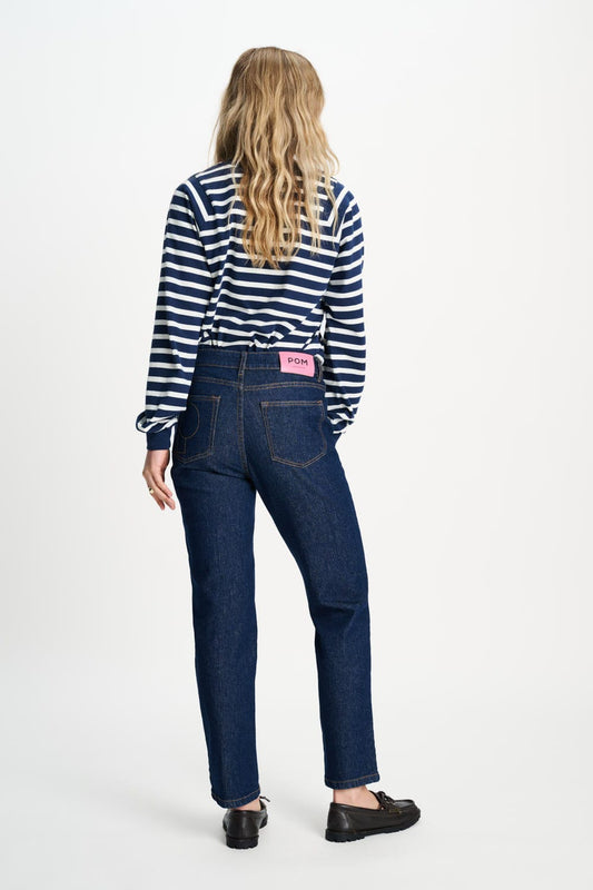 POM Amsterdam Jeans JEANS - Tapered Dark Blue