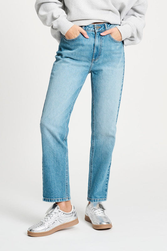 POM Amsterdam Jeans JEANS - Tapered Mid Blue