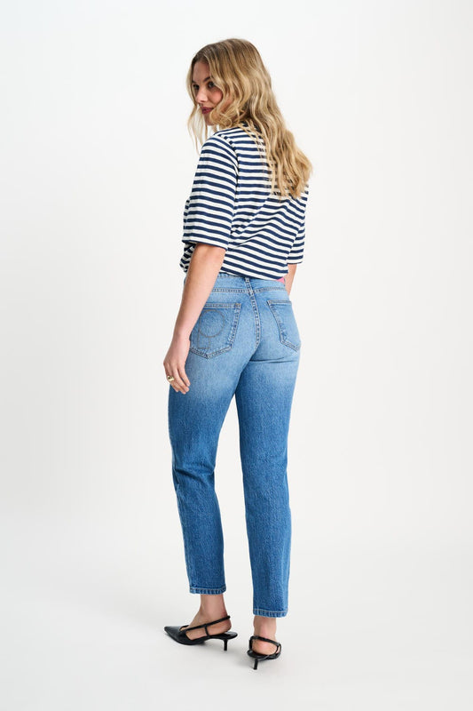 POM Amsterdam Jeans JEANS - Tapered Mid Blue