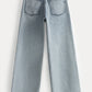 POM Amsterdam Jeans JEANS - Wide Leg Light Blue