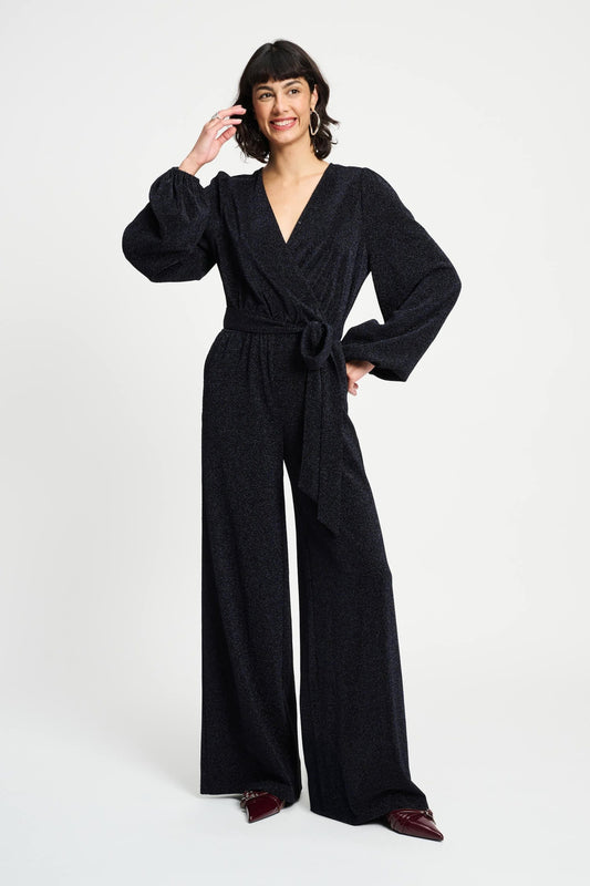 POM Amsterdam Jumpsuits Black / 34 JUMPSUIT - Glitter Noir