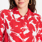 POM Amsterdam Jumpsuits JUMPSUIT - Bubble Bloom Red Linen
